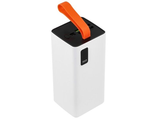 Внешний аккумулятор PERO PB09 50000 mAh, Li-Pol, output USB-C + 4 USB-A, белый